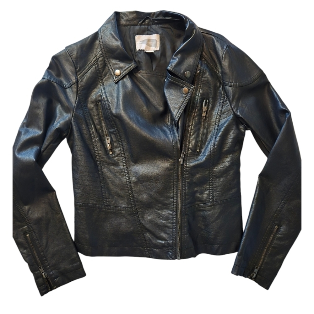 Black Leather Motorcycle Jacket